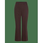 KAFFE CURVE Kcsakira Flared Pants - BLACK COFFEE - 48