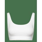ORGANIC BASICS Core Rib Tank Bralette - WHITE - S