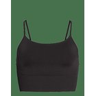 RETHINKIT STUDIOS Hilde Seamless Sports Bra - ALMOST BLACK - L/XL