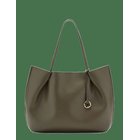 MANGO Large Shopper Bag - BEIGE - KHAKI - One Size