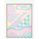 IF WALLS COULD TALK Composition With Arrow No. 1 - MULTI-COLORED - 70X100 cm
