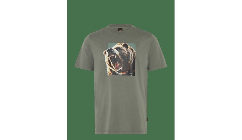BOSS Te_Dobermann - OPEN GREY - M
