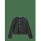MANGO Flecked Cotton-Blend Jacket - BLACK - S – kuva 1