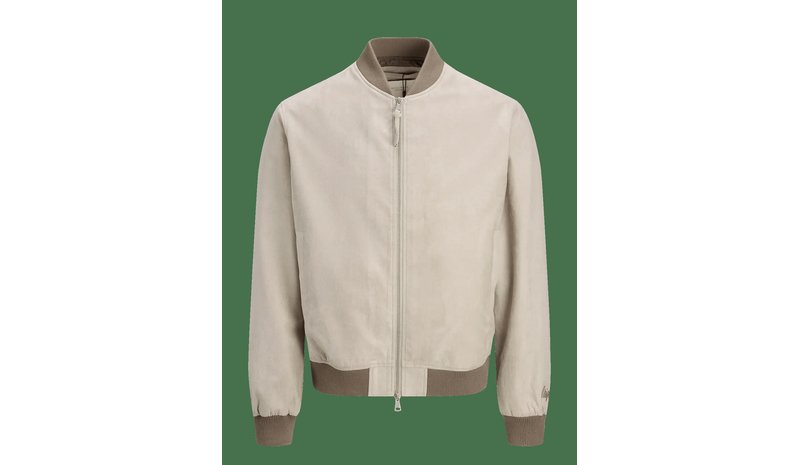 JACK & JONES Jornantucket Bomber Jacket - STRING - M – kuva 1/2
