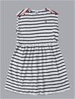 PETIT BATEAU Robes Sm - MARSHMALLOW/SMOKING - 95