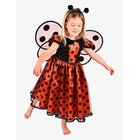 DEN GODA FEN Ladybug Costume - RED/BLACK - 98-104