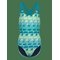 SPEEDO Print Splashback One Piece - ANGELIC BLUE/MAYAN BLUE - 116 – kuva 1