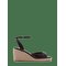 MANGO Espadrille Wedge Sandal - DARK BROWN - 37 – kuva 1