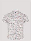 PETIT BATEAU Sf Blouses Mc - MARSHMALLOW/MULTICO - 110