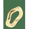 BY JOLIMA Wave Ring - GOLD - 2 cm – kuva 1