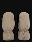 MINI A TURE Matcordt Fleece Lined Mittens - GREY BROWN - 6-7Y