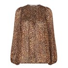 SECOND FEMALE Nutmeg Blouse - DEEP MAHOGANY - M