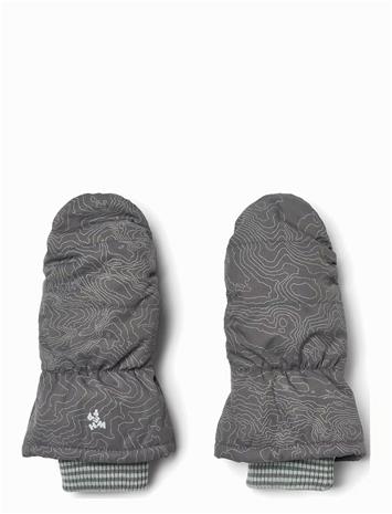 WHEAT Puffer Mittens Jazz - DARK REFLECTIVE MAP - L – kuva 1/2