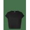 AIM´N Soft Basic Roll Sleeve Top - BLACK - S – kuva 1