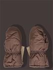 MINI A TURE Matcordt Fleece Lined Mittens - CHESTNUT BROWN - 12/18M
