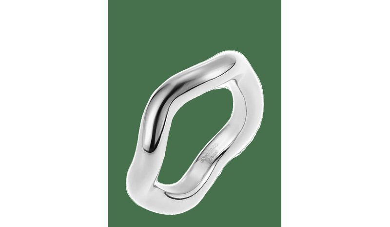 BY JOLIMA Wave Ring - SILVER - 1.8 cm – kuva 1/2