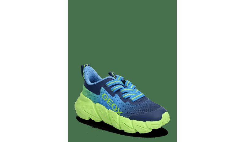 GEOX J Flexyper Fast Boy - BLUE/LIME - 31 – kuva 1/2