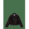 MANGO Devoré Denim Jacket - DARK BROWN - XL – kuva 1