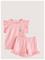 Lindex Pyjama Set In Gingham - Pink - 122/128 – kuva 2