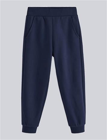 Lindex Joggers With Brushed Inside - Navy - 128