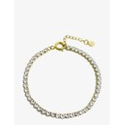 BY JOLIMA Celine Tennisbracelet - CLEAR/ GOLD - One Size