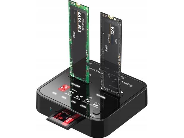 CoreParts MS-CLONER-M2-SD media duplicator Black