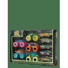 HOT WHEELS Monster Trucks Glow In The Dark Multipack, 10 Toy 1:64 Vehicles: 5 Trucks & 5 Cars - MULTI COLOR - One Size