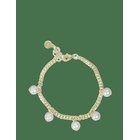 SNÖ OF SWEDEN Largo Pearl Charm Brace G/White - Onesize - G/WHITE - One Size