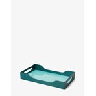PRINTWORKS Lacquered Tray - Swell - TURQUOISE/GREEN - 20X 5X 34 cm