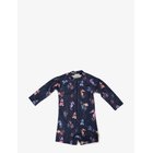 FILIBABBA Villads – Uv-Dragt Ls 3-4 År – Rainbow Reef - BLUE - 98-104