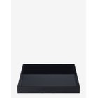 MOJOO Lux Lacquer Tray - BLACK - 30X30X3.5 cm