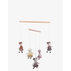 SMALLSTUFF Hanging Mobile, Dolls, Multi - ROSE - One Size 29 cm