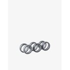 BROSTE COPENHAGEN Kit Napkin Ring 6-Pack - LIGHT GREY - One Size
