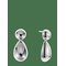 BY JOLIMA Pebble Mini Earring - SILVER - One Size 4 cm – kuva 1