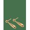 PERNILLE CORYDON Endless Elements Earrings - GOLD PLATED RECYCLED STERLING SILVER - One Size – kuva 1