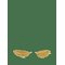 EDBLAD Feather Studs Gold One Size - GOLD - One Size – kuva 1