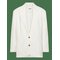 MONKI Single-Breasted Oversized Checked Blazer - WHITE DUSTY LIGHT - M – kuva 1