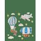 THAT'S MINE Wallsticker Flying Adventures - MULTI - One Size – kuva 1
