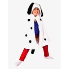 DEN GODA FEN Dog Cape - WHITE/BLACK - 98-128