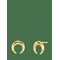 EDBLAD Wishbone Studs Gold One Size - GOLD - One Size – kuva 1