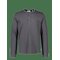 LINDBERGH Basic Granddad Tee L/S - INK GREY - M – kuva 1