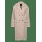 MANGO Double-Breasted Midi Coat - MEDIUM BROWN - XL – kuva 1