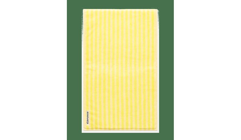 BONGUSTA Naram Bath Mat - PRISTINE & NEON YELLOW - 50X80 cm – kuva 1/2