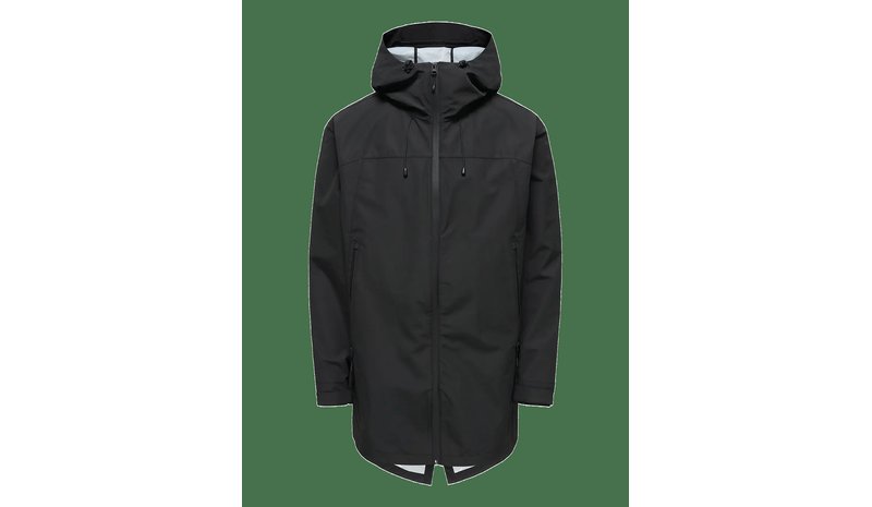 ONLY & SONS Onsraz Technical Shell Jkt Long Otw Cs - BLACK - S – kuva 1/2