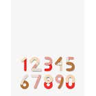 LIEWOOD Jota Magnetic Numbers - DUSTY RASPBERRY MULTI MIX - One Size