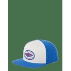 BRIXTON Meyers Snapback - OFF WHITE/ELECTRIC INDIGO - One Size