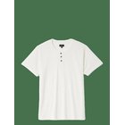 BRIXTON Brixton Baseline Henley Tee - OFF WHITE VINTAGE WASH - XL
