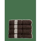GANT 4-Pack Premium Towels 30X30 - DEEP BROWN - 30X30