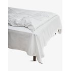 JUNA Percale Fladt Lagen 240X260 Cm Hvid - WHITE - 240X260 cm