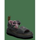 DR. MARTENS Marlowe Hearts Ii J Black Lucido+Nebula Glitter - BLACK - 28